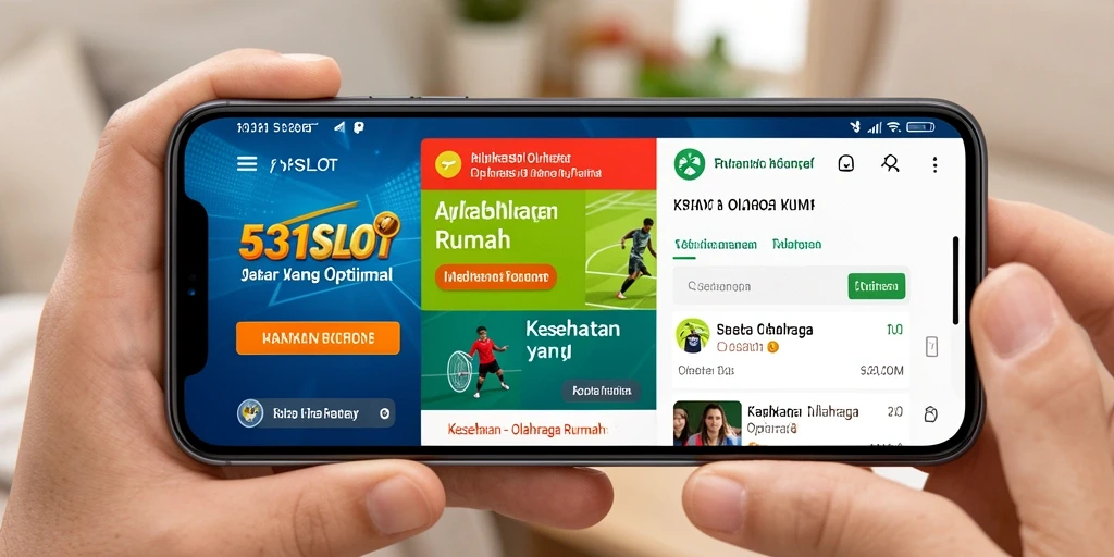 Tampilan antarmuka aplikasi 531SLOT yang intuitif dan user-friendly.