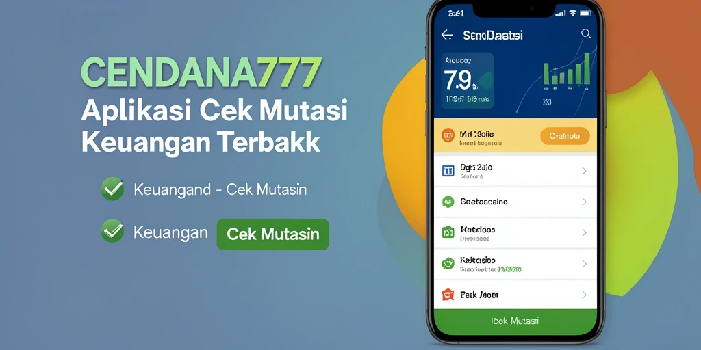 Antarmuka CENDANA777 menampilkan fungsi Cek Mutasi secara jelas dan terstruktur.