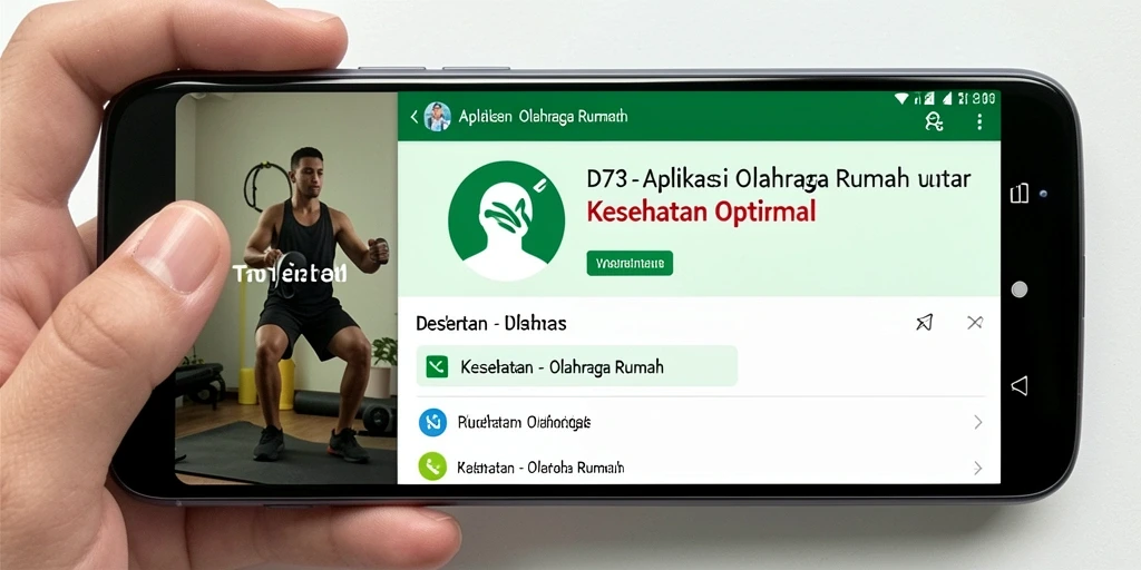 Antarmuka D73 yang intuitif untuk latihan rumah yang efektif.
