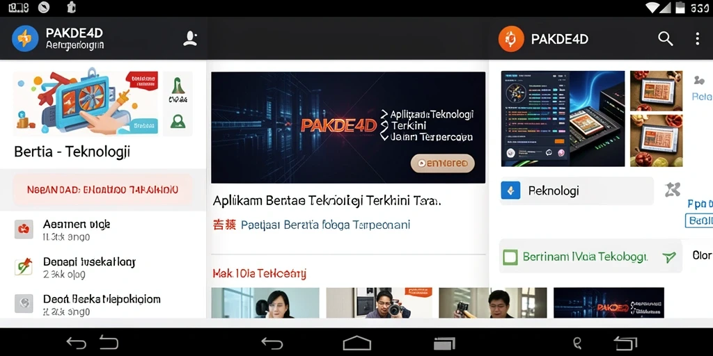 Tampilan antarmuka PAKDE4D yang modern dan sederhana.