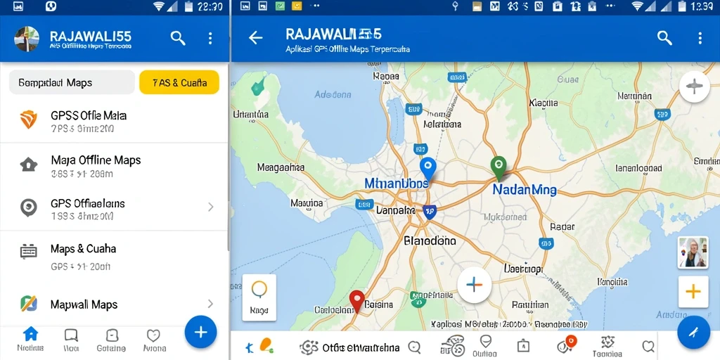 Antarmuka pengguna RAJAWALI55 yang sederhana dan mudah digunakan.